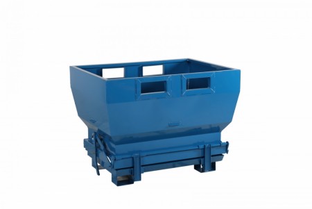 700L-1000KG Bunntømmende container