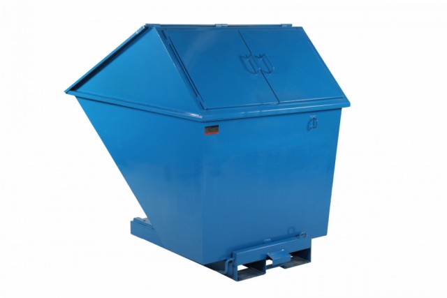 1300L Tippcontainer med høyt lokk 
