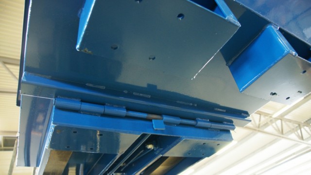 900L-1500KG Lavtbyggende tippcontainer