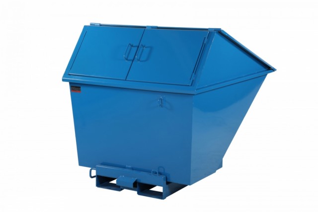 1100L Tippcontainer med høyt lokk