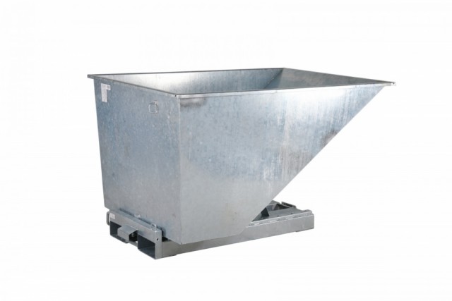 Tippcontainer 1100L, Galvaniserad
