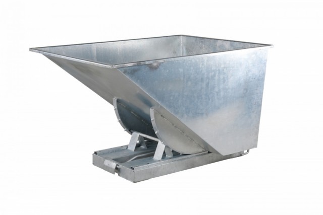 Tippcontainer 1100L, Galvaniserad