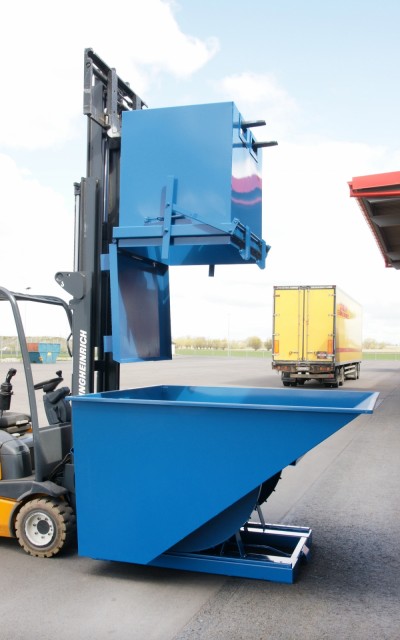1000L-800KG Bunntømende container