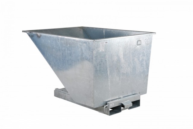 Tippcontainer 1100L, Galvaniserad