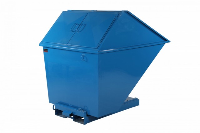 1300L Tippcontainer med høyt lokk 