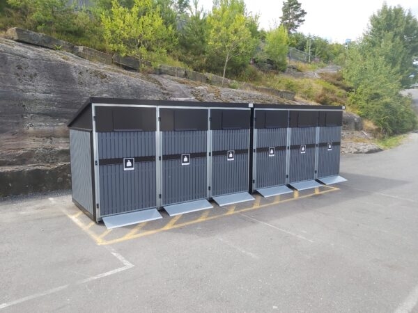 3x660L Beholderskap Kompositt
