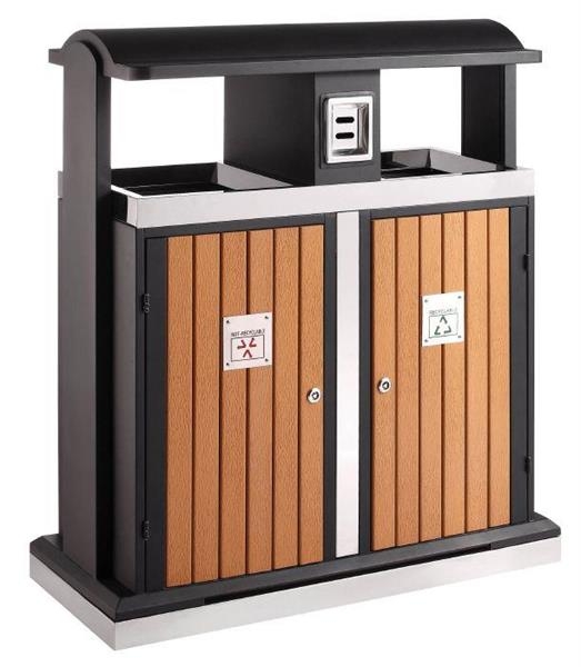 Kildesorteringsstasjon for 2 fraksjoner