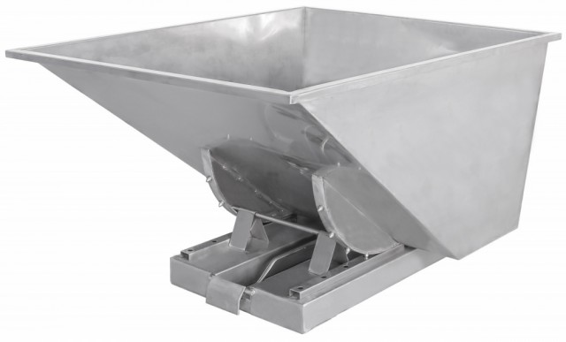 Tippcontainer 900L-Rostfri 316