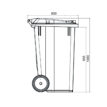 Stålbeholder 240 L