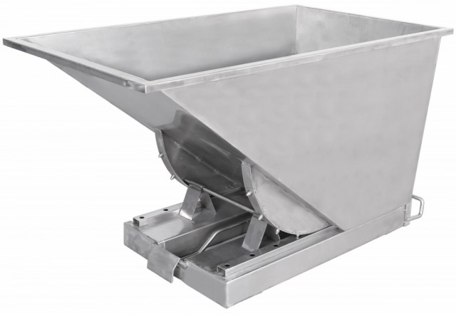 Tippcontainer 600L-Rostfri 316