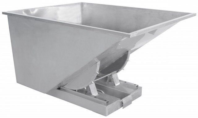 Tippcontainer 900L-Rostfri 316