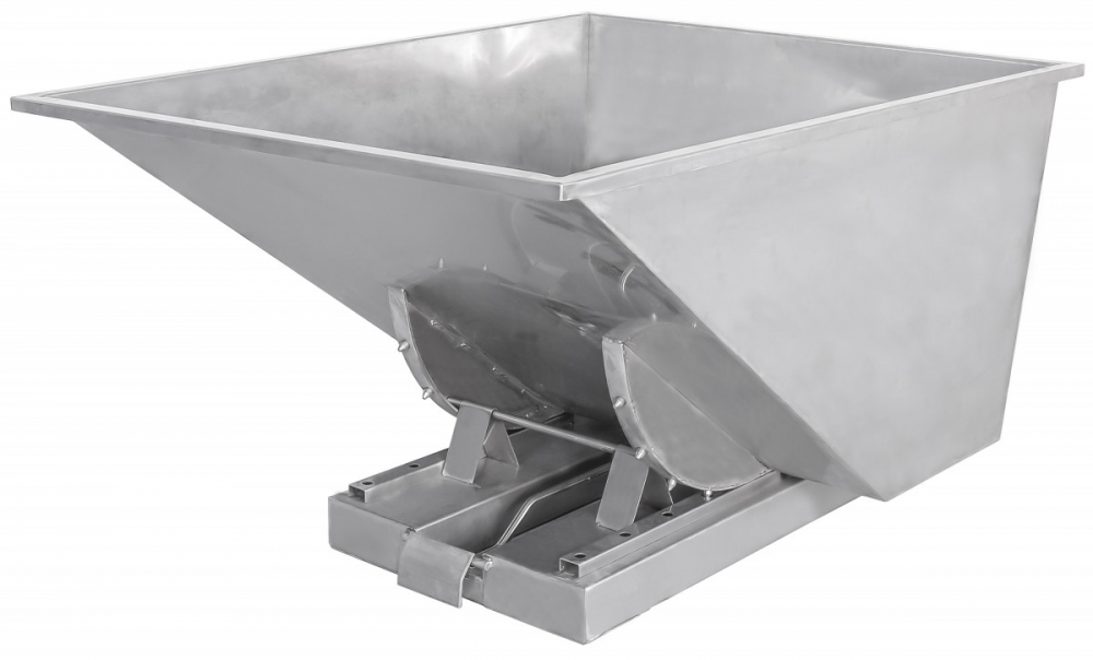 Tippcontainer 900 L-Rostfri 304