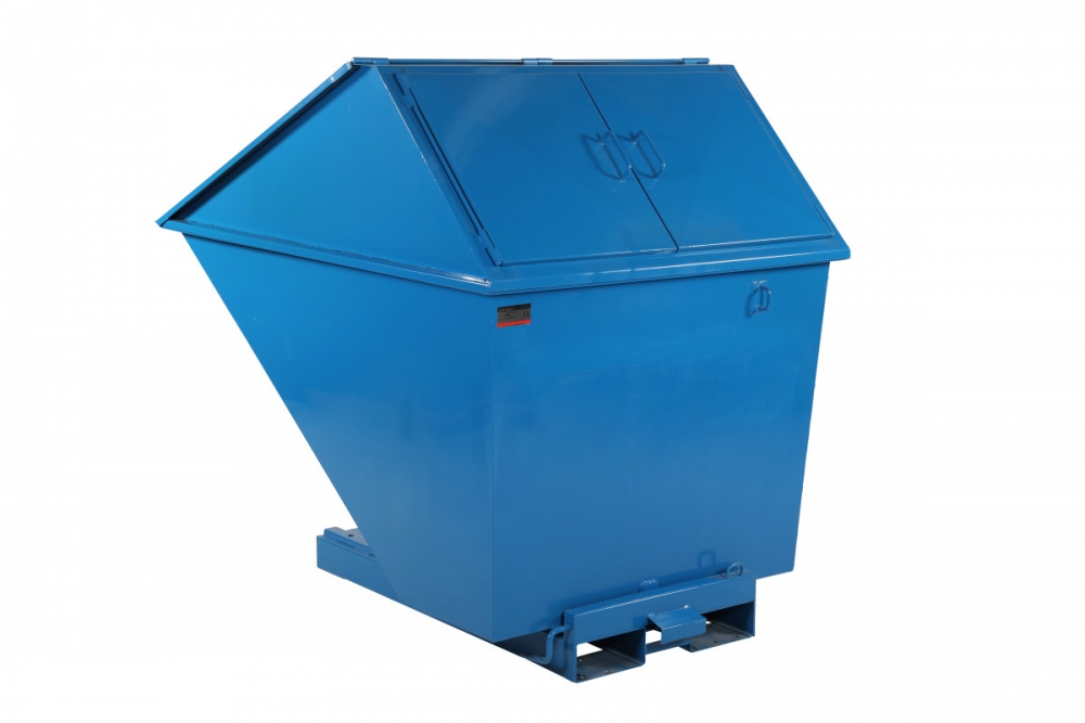 1300L Tippcontainer med høyt lokk 