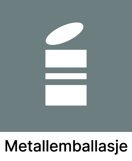 Sorteringsmerke Metallemballasje - ECO-NOR AS
