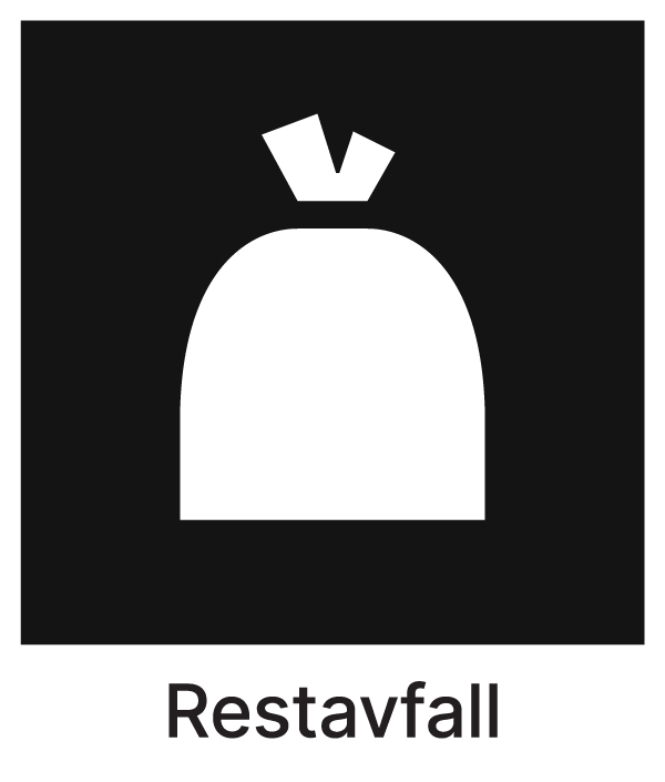 Sorteringsmerke Restavfall - ECO-NOR AS