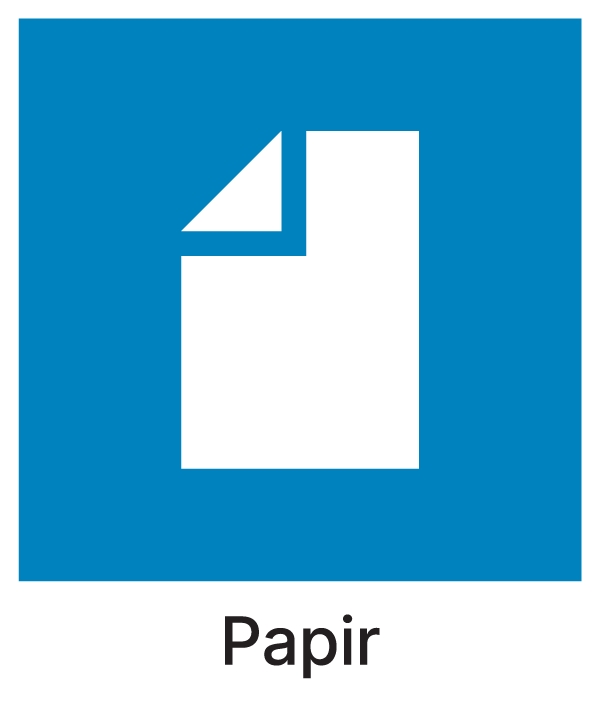 Sorteringsmerke Papir - ECO-NOR AS