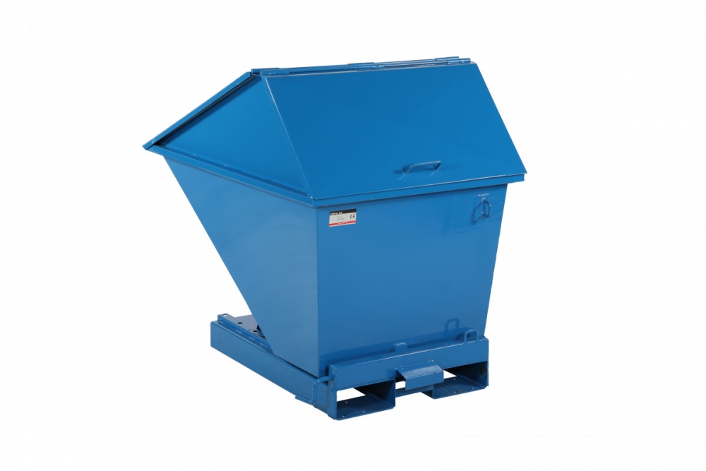 400L Tippcontainer med høyt lokk 