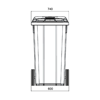 Stålbeholder 240 L