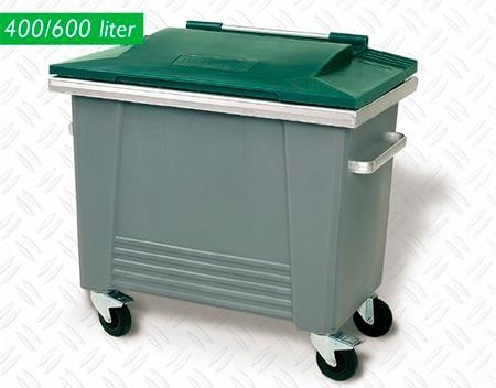 600L Forsterket avfallsbeholder