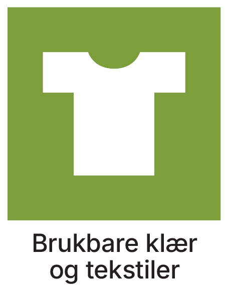 Sorteringsmerke Brukbare klær og tekstiler - ECO-NOR AS