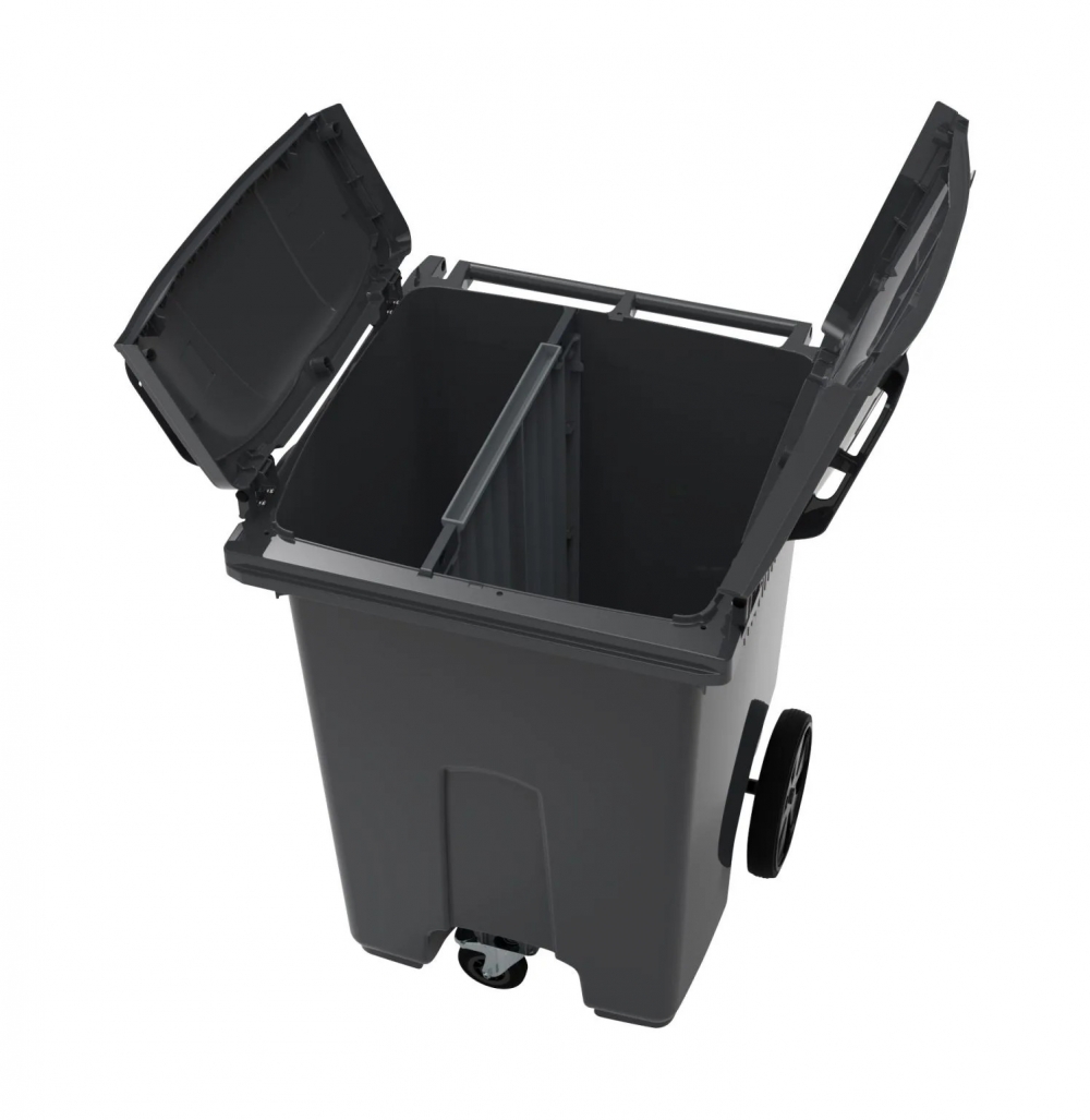 370 liter avfallsbeholder Flip-lokk