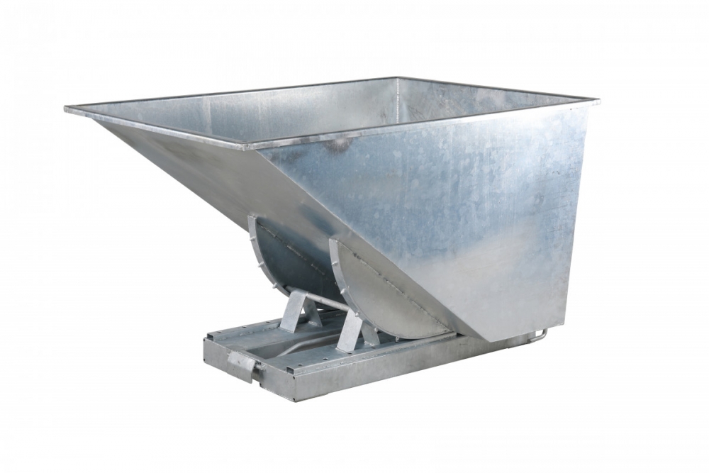 Tippcontainer 1100L, Galvaniserad