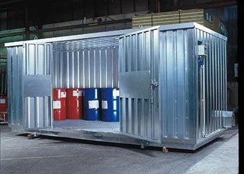 Miljøcontainer over 3 kvm