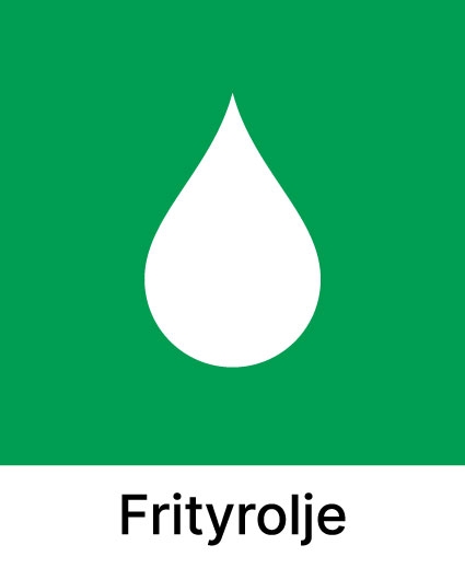 Sorteringsmerke Frityolje - ECO-NOR AS