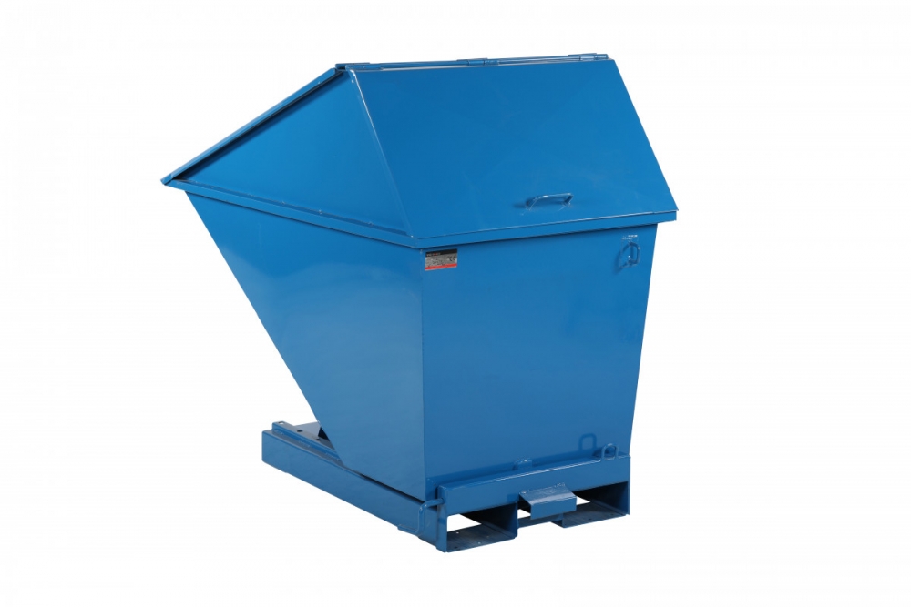 750L Tippcontainer med høyt lokk 