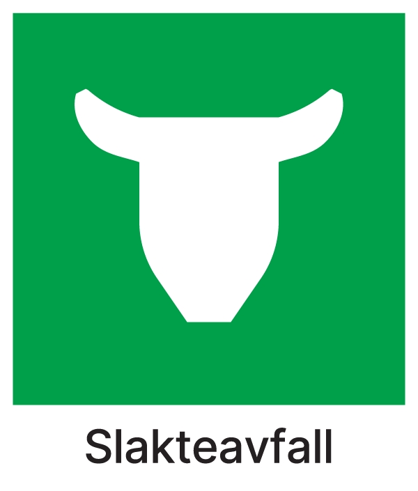 Sorteringsmerke Slakteavfall - ECO-NOR AS