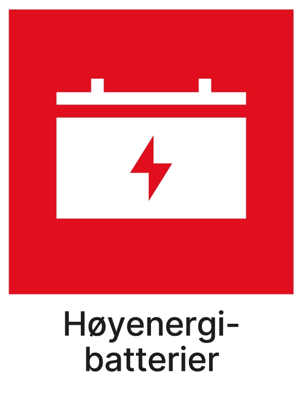 Sorteringsmerke Høyenergibatterier - ECO-NOR AS