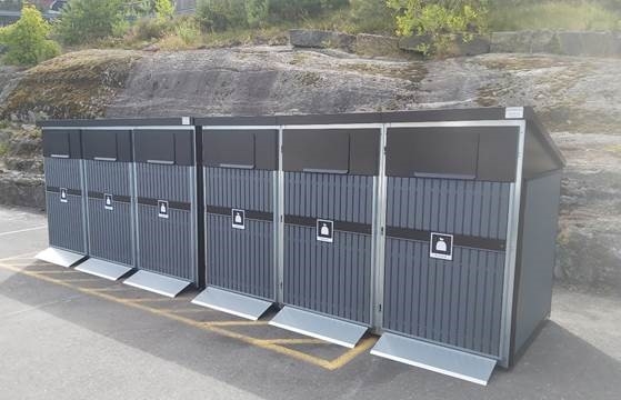 3x660L Beholderskap Kompositt