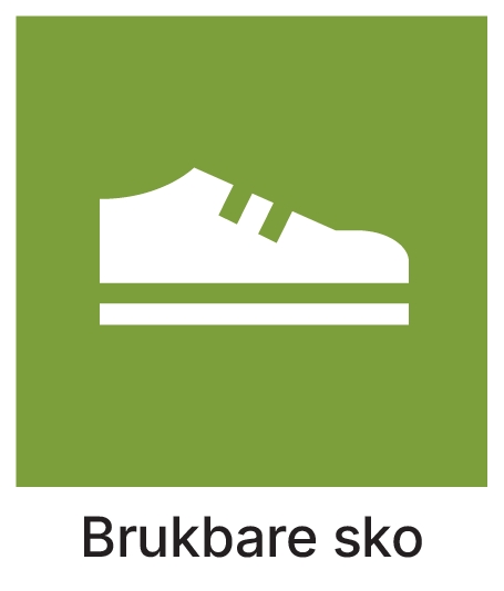 Sorteringsmerke Brukbare sko - ECO-NOR AS