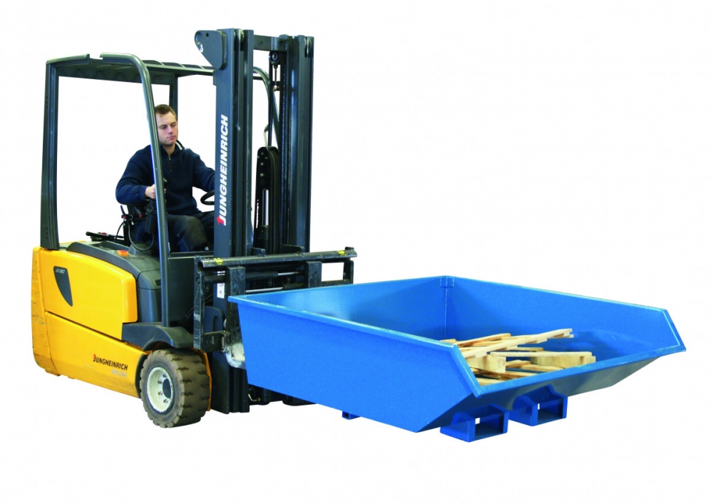 750L-1500KG Lavtbyggende tippcontainer 