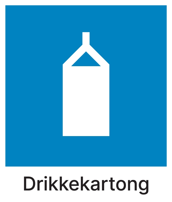 Sorteringsmerke Drikkeartong - ECO-NOR AS