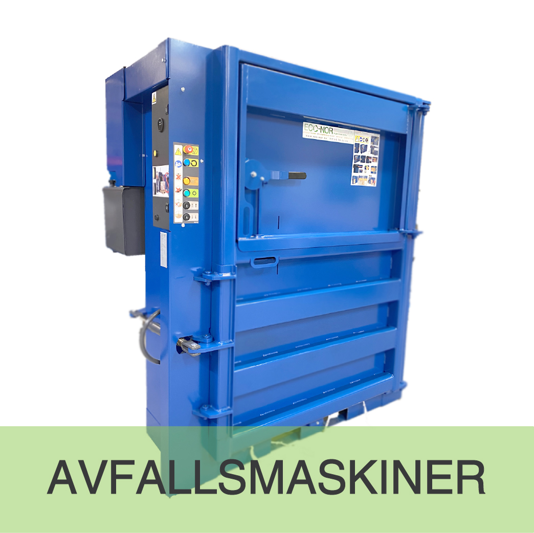 Avfallsmaskiner - Pappresser - ballepresser - komprimatorer - ECO-NOR AS